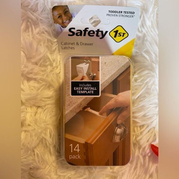 *NIB* Oven Door Lock with 3M & Safety 1st (14) Pack Cabinet & Drawer Latches - Picture 2 of 5